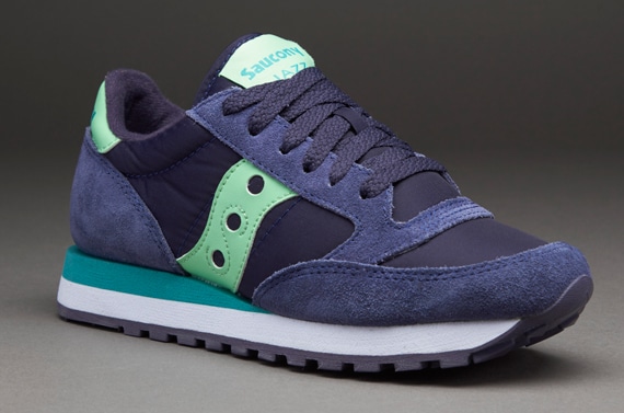 Womens Shoes Saucony Originals Womens Jazz Original Navy Mint