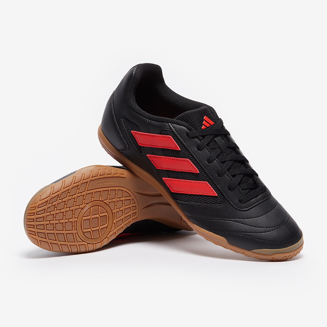 adidas Super Sala 2 Core Black Bold Orange Gum4 Mens Boots Pro Direct Soccer