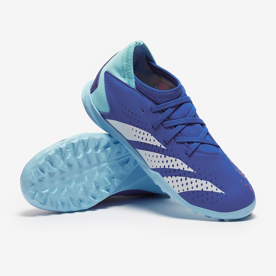 adidas Predator ACCURACY.4 Youth Turf Soccer Shoes - Bright Royal/Cloud  White/Bliss Blue
