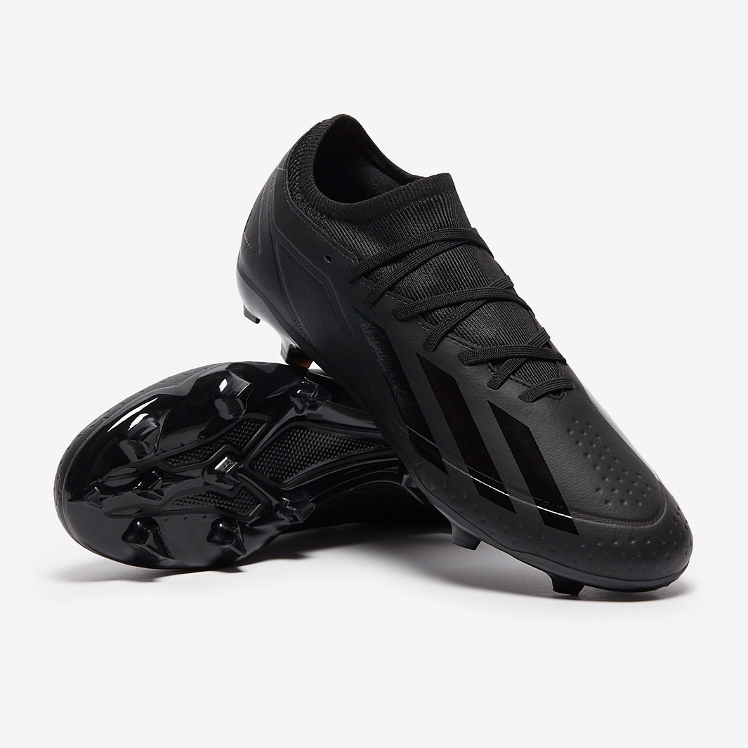 adidas X Crazyfast.3 FG - Core Black/Core Black/Core Black - Mens Boots |