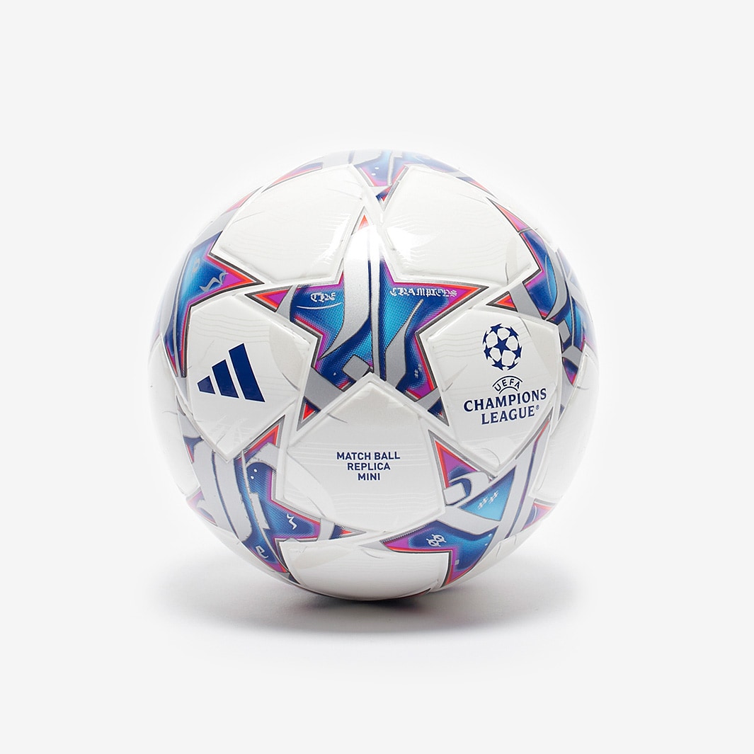 Ballon adidas Ligue des Champions blanc bleu 2023/24 sur