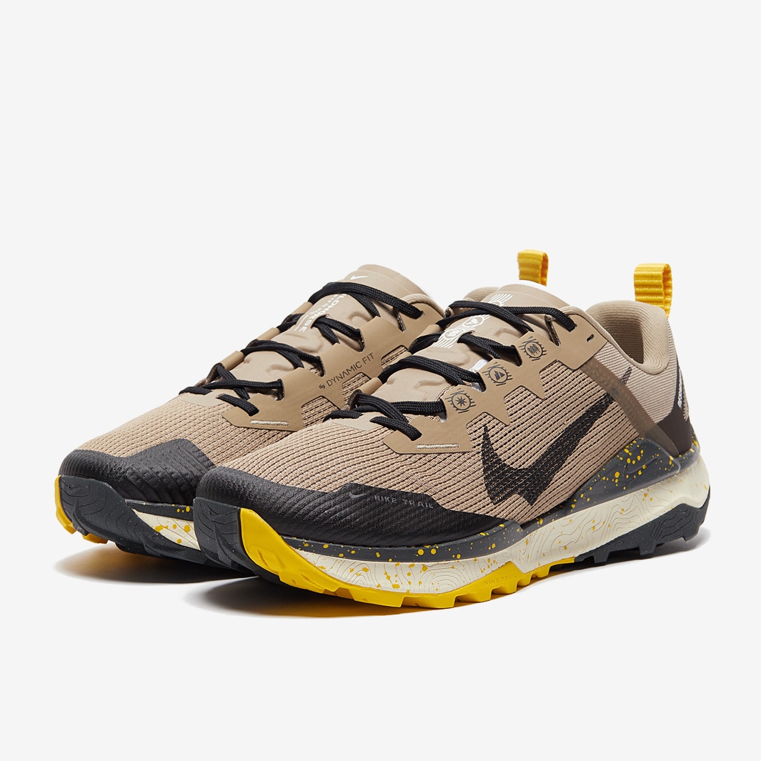 Nike React Wildhorse 8 - Khaki Black-vivid Sulfur-anthracite - Mens 