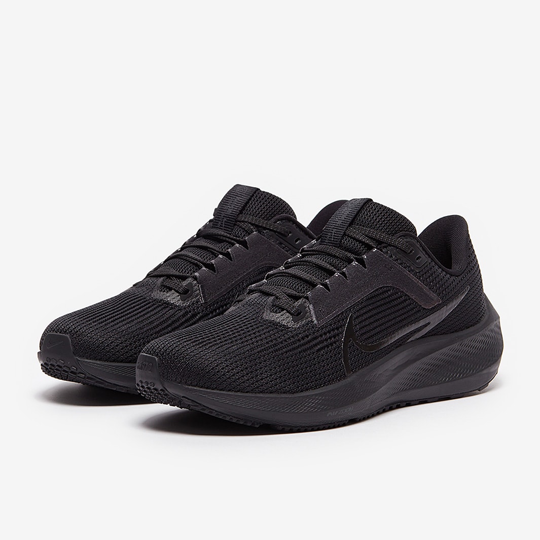 Nike Womens Air Zoom Pegasus 40 - Black/Black-Anthracite - Womens Shoes ...