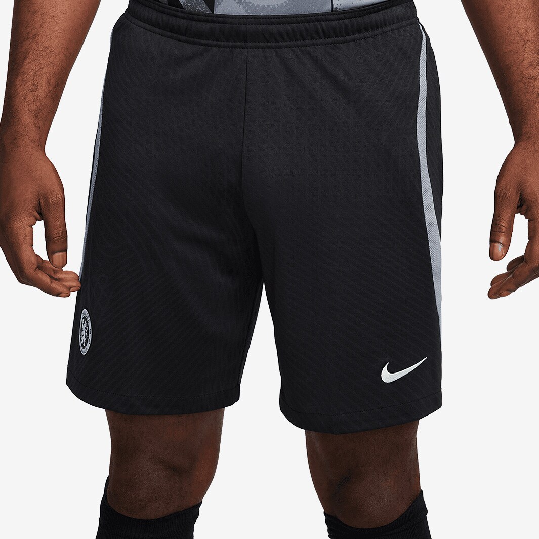 Nike Chelsea FC 23/24 Dri-Fit Strike Third Shorts KZ - Black/Cool Grey ...