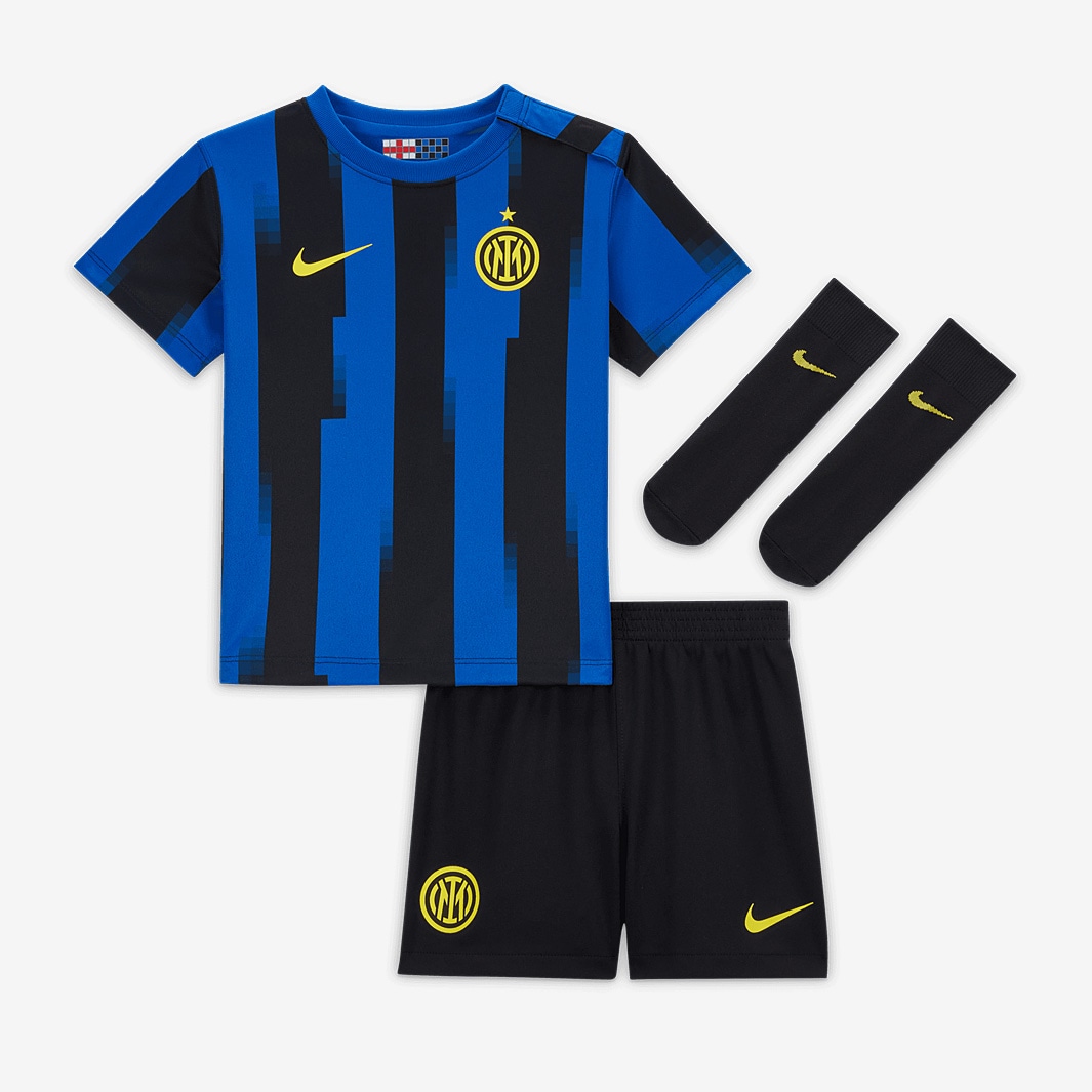 Nike Inter Milan 23/24 Infants Dri-Fit Home Kit - Lyon Blue/Black ...