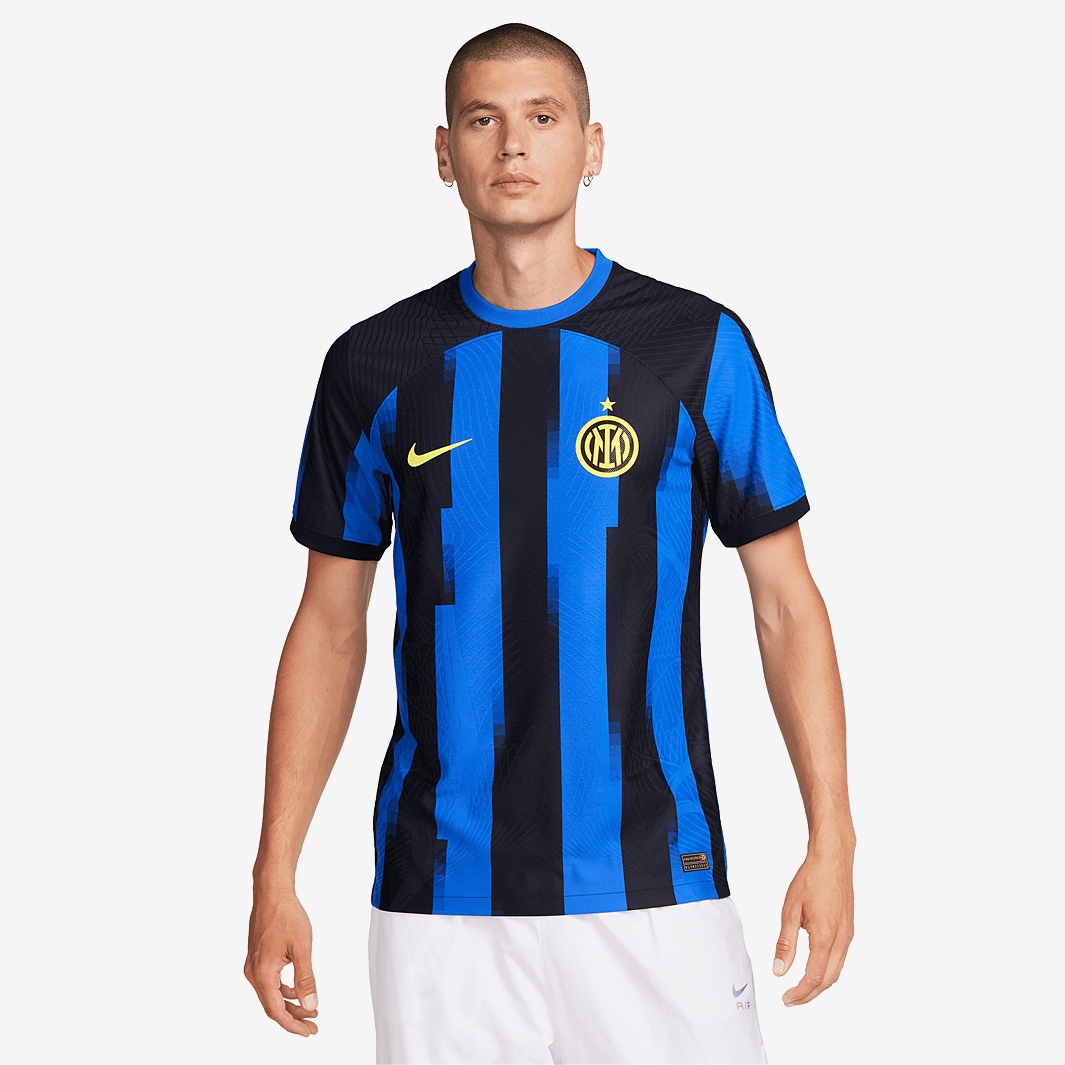 Nike Inter Milan 23/24 Dri-Fit ADV Match SS Home Shirt - Lyon Blue ...