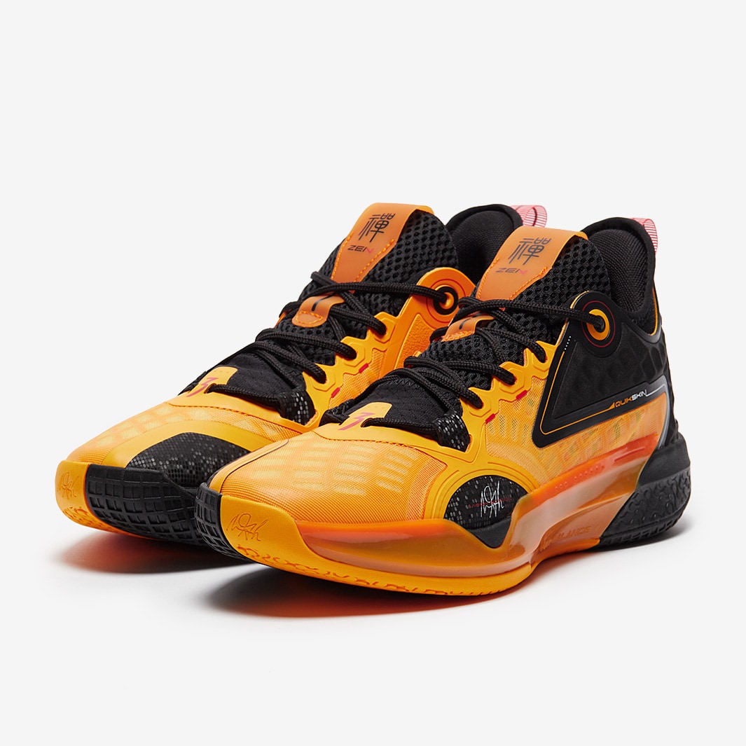 Mens yellow basketball on sale shoes