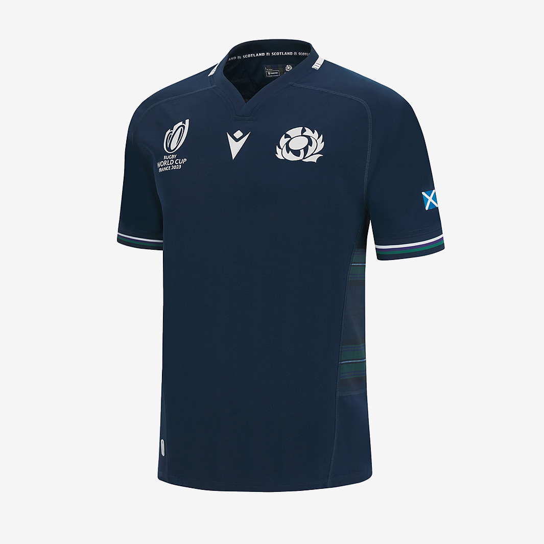 Macron Scotland 2019 WC Limited Edition Rugby Shirt M Junior XXS SN002 main image 1