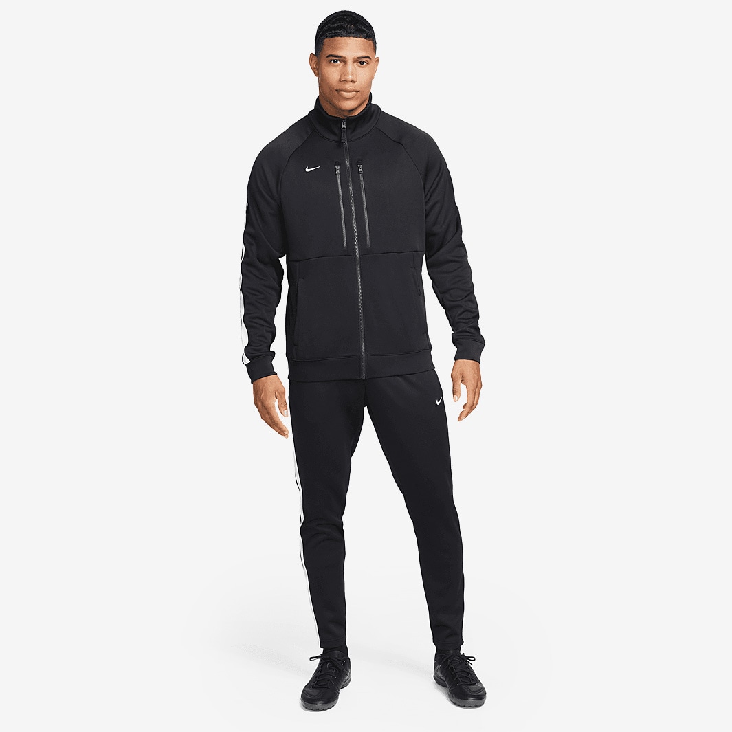 Nike FC Dri-Fit Tracksuit - Black/White/White - Mens Football Teamwear ...