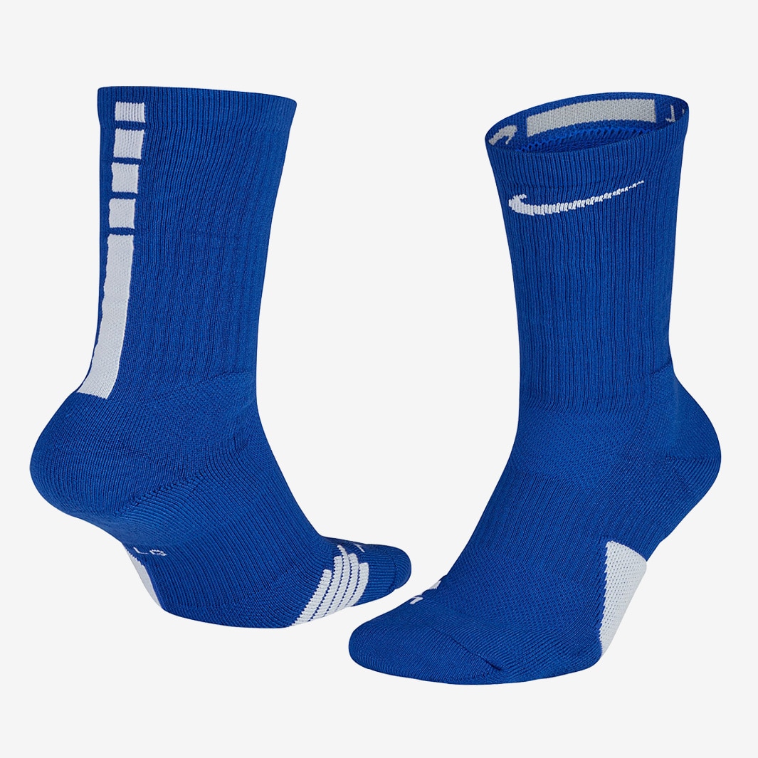 Nike Elite Crew Socks - Blue/White - Mens Clothing | Pro:Direct Soccer