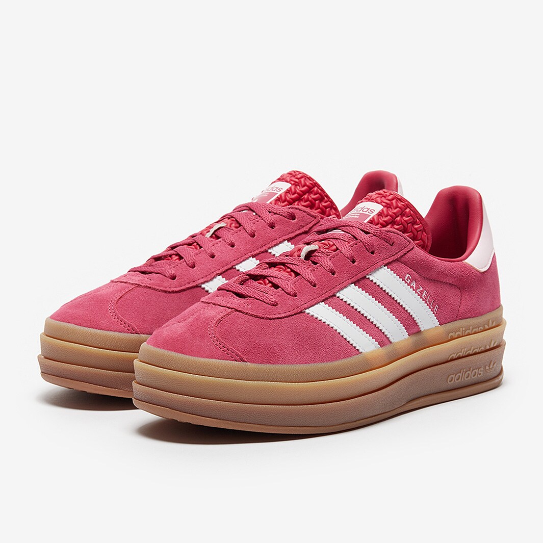 adidas Originals Womens Gazelle Bold - Willow Pink/Ftw White/Clear Pink ...