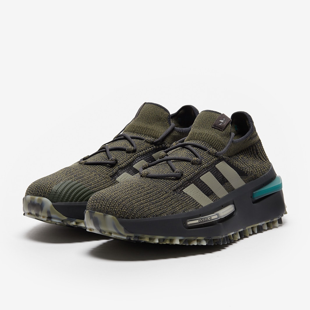 adidas Originals NMD_S1 - Olive/Silver/Carbon - Trainers - Mens Shoes ...