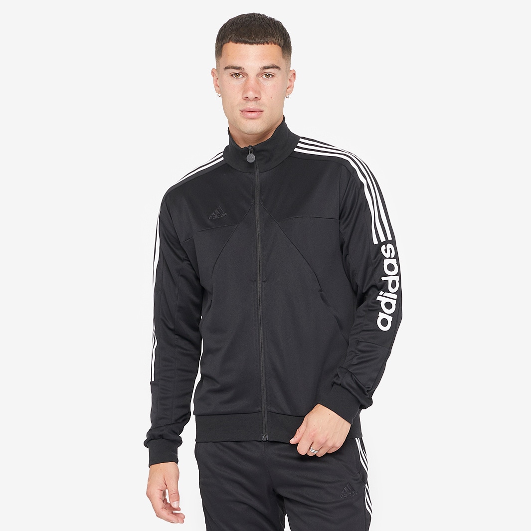 adidas Sportswear Tiro Tracksuit Jacket - Black/White - Tops - Mens ...