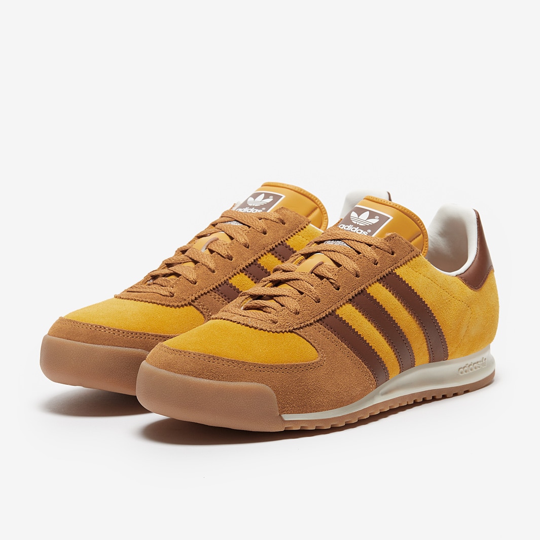 adidas Originals ALLTEAM - Yellow/Brown/Off White - Trainers - Mens ...