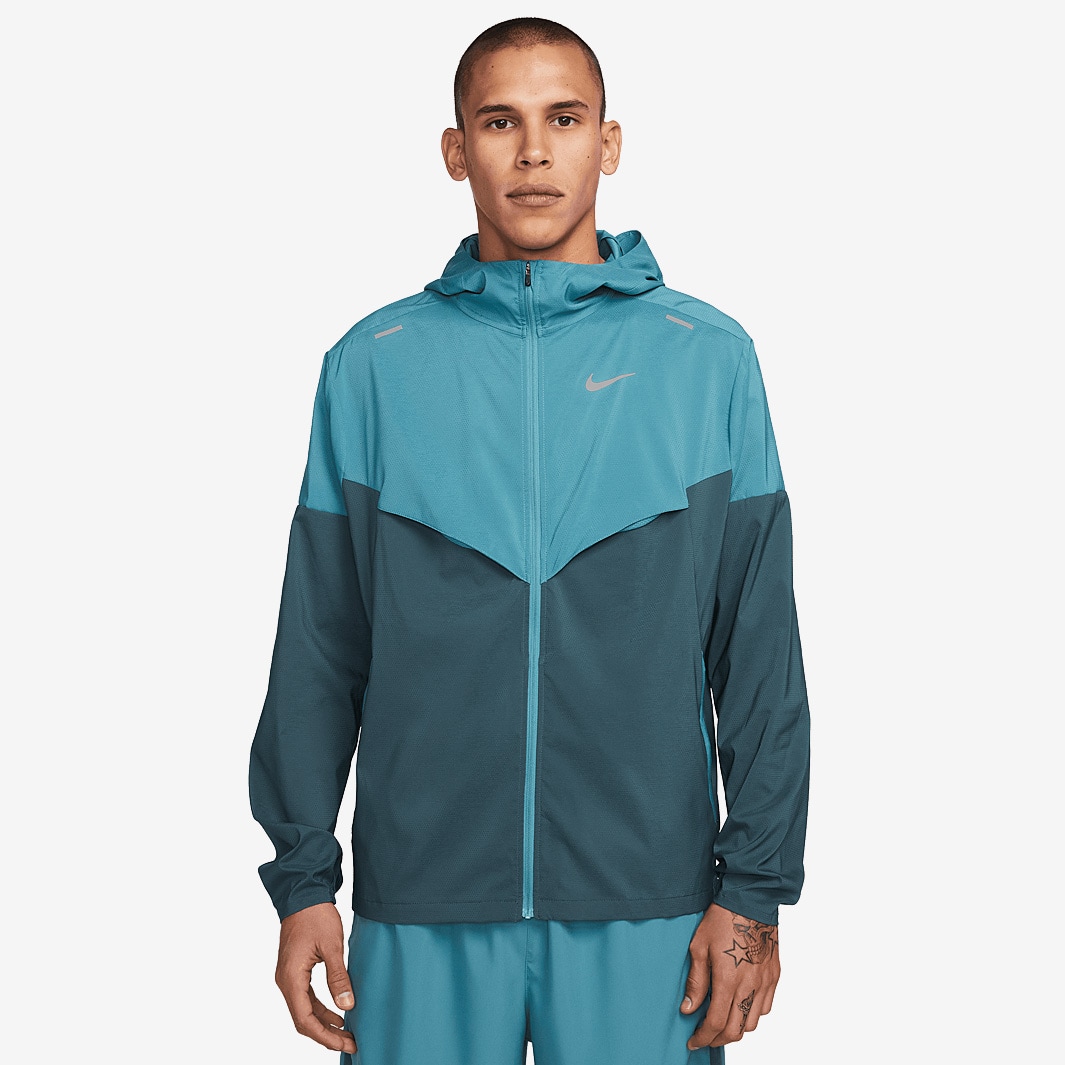 Nike Windrunner Jacket - Mineral Teal/Reflective Silv - Mens Clothing ...