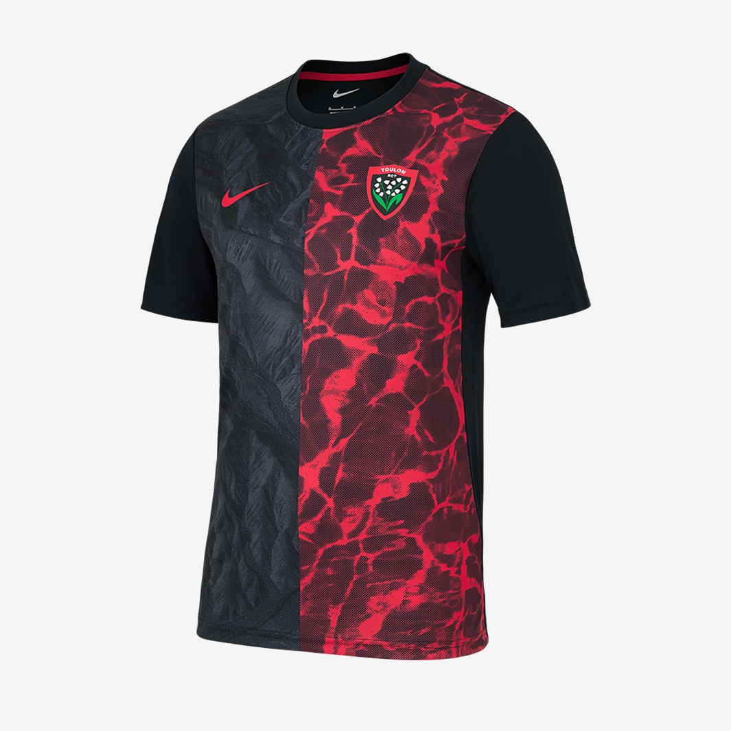 Nike RC Toulon 23/24 Pre-Match Top - Black/University Red - Mens ...