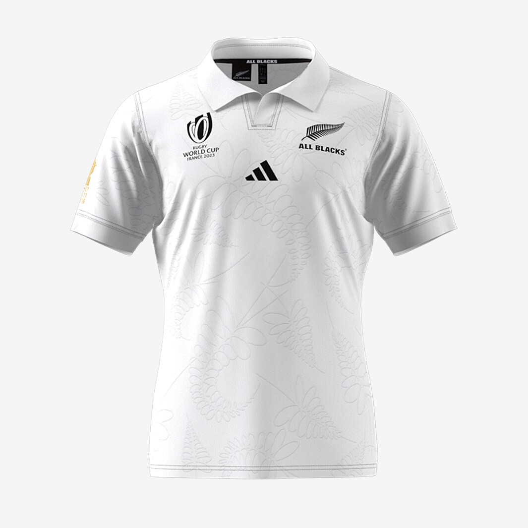 adidas New Zealand RWC23 Away Shirt - White - Mens Replica | Pro:Direct ...