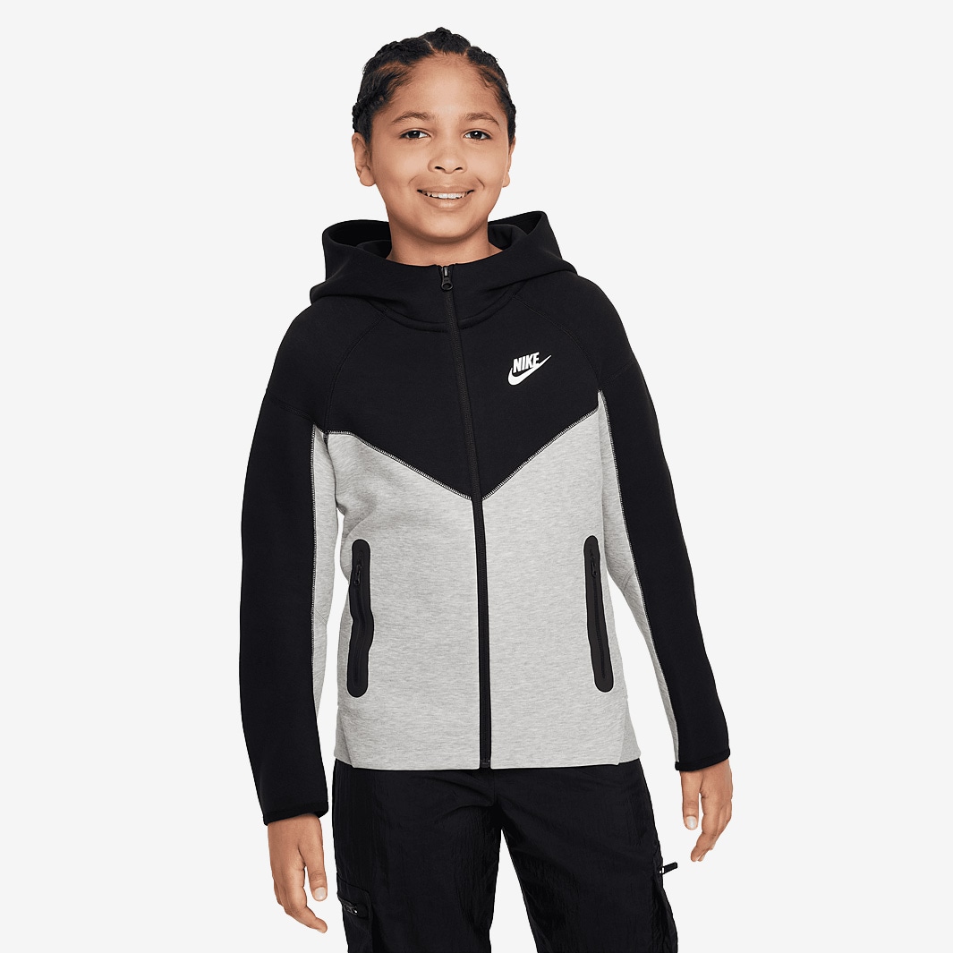 Nike Sportswear Older Kids Tech Fleece Full-Zip Hoodie (8-15Y) - Dark ...