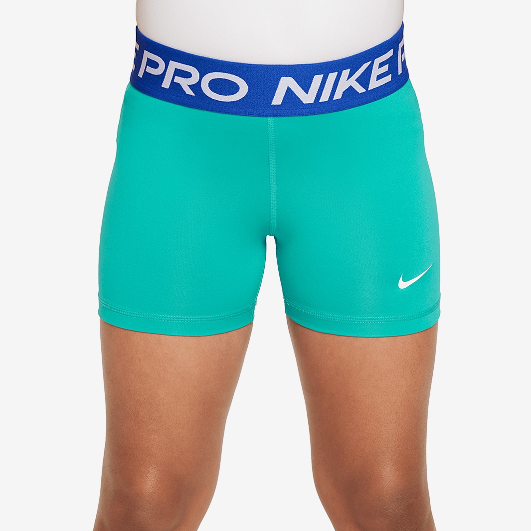 Nike Sportswear Older Kids Pro Shorts (8-15Y) - Clear Jade II/Game ...