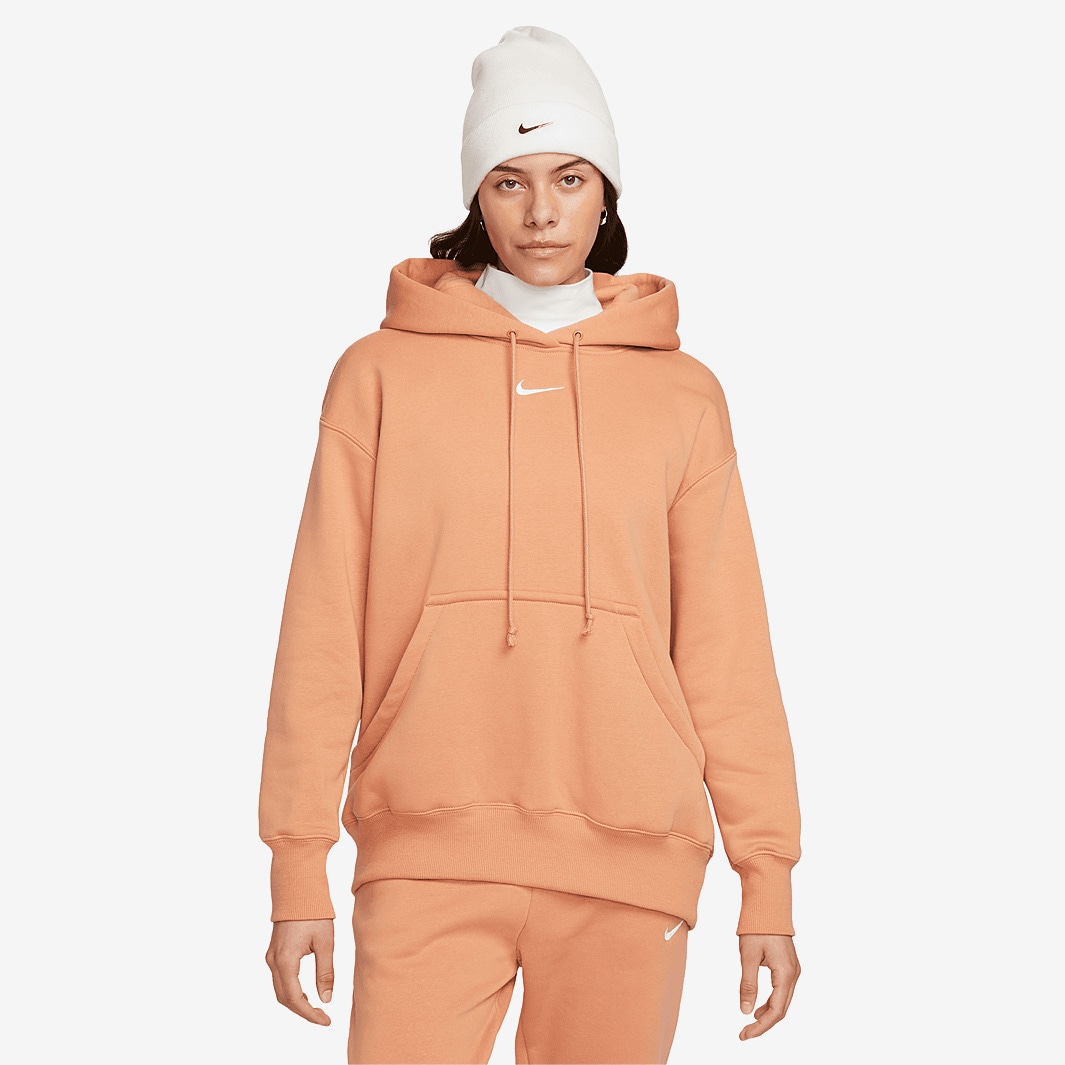 Nike Sportswear Womens Phoenix Fleece Oversized Hoodie - Amber Brown ...