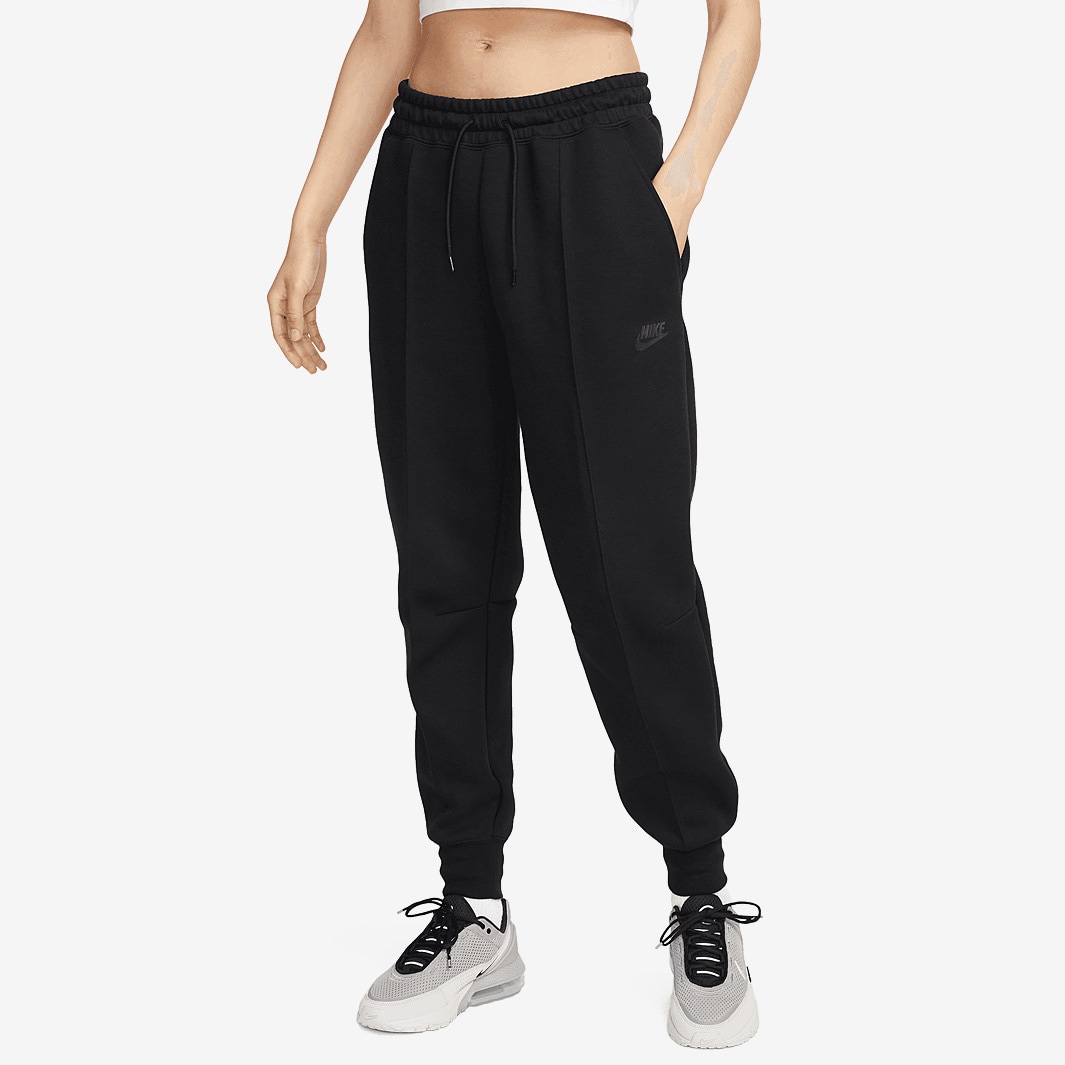 Nike Sportswear Womens Tech Fleece Joggers - Black/Black - Bottoms ...