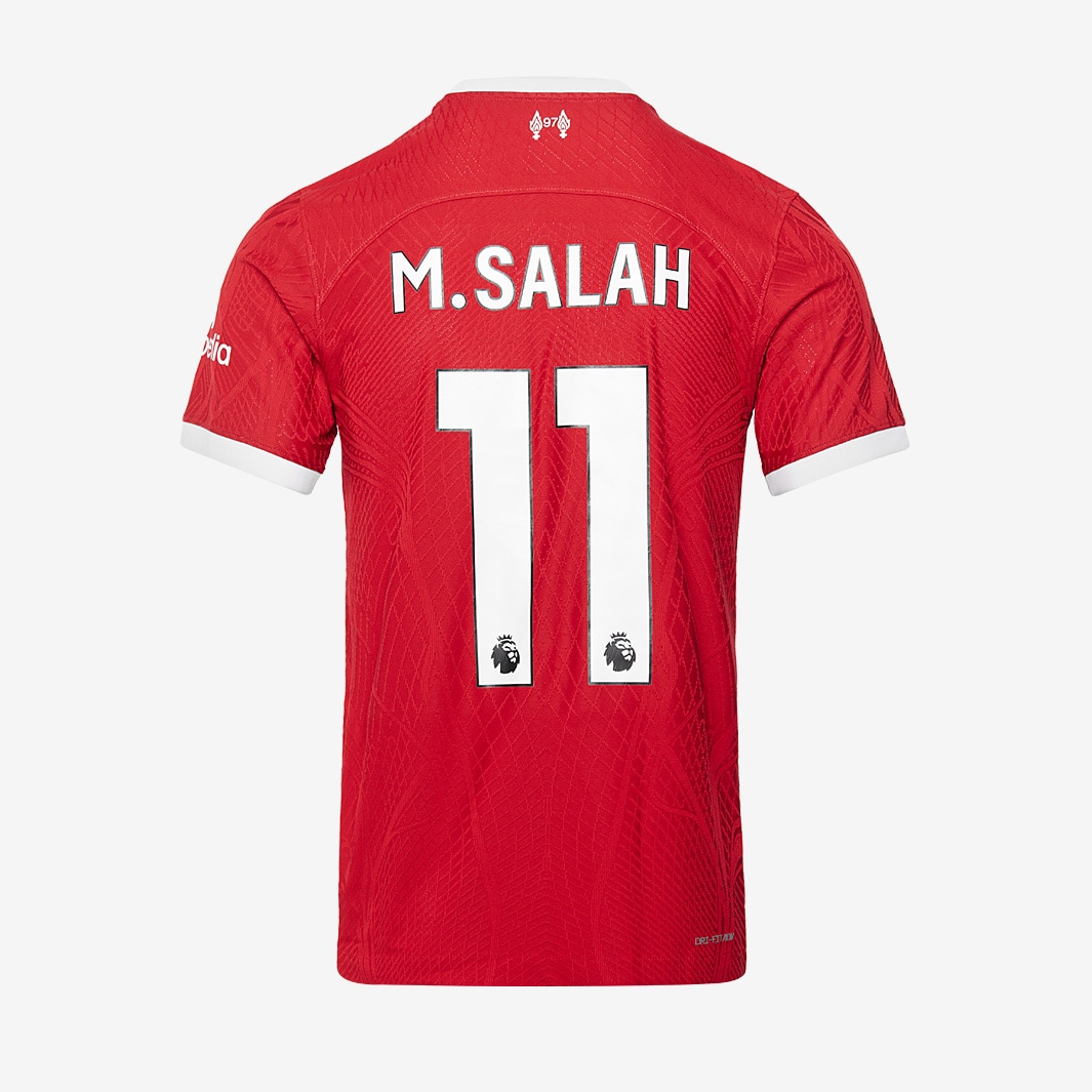 Nike Liverpool 23/24 Home Dri-Fit ADV Match SS Shirt with Salah 11 ...