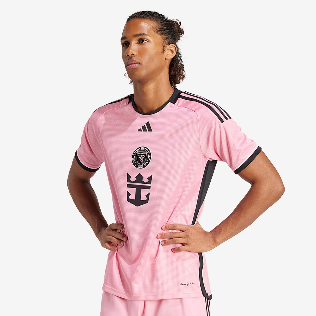 adidas, Inter Miami CF Home Jersey 2022 2024 Junior Boys, Pink/Black