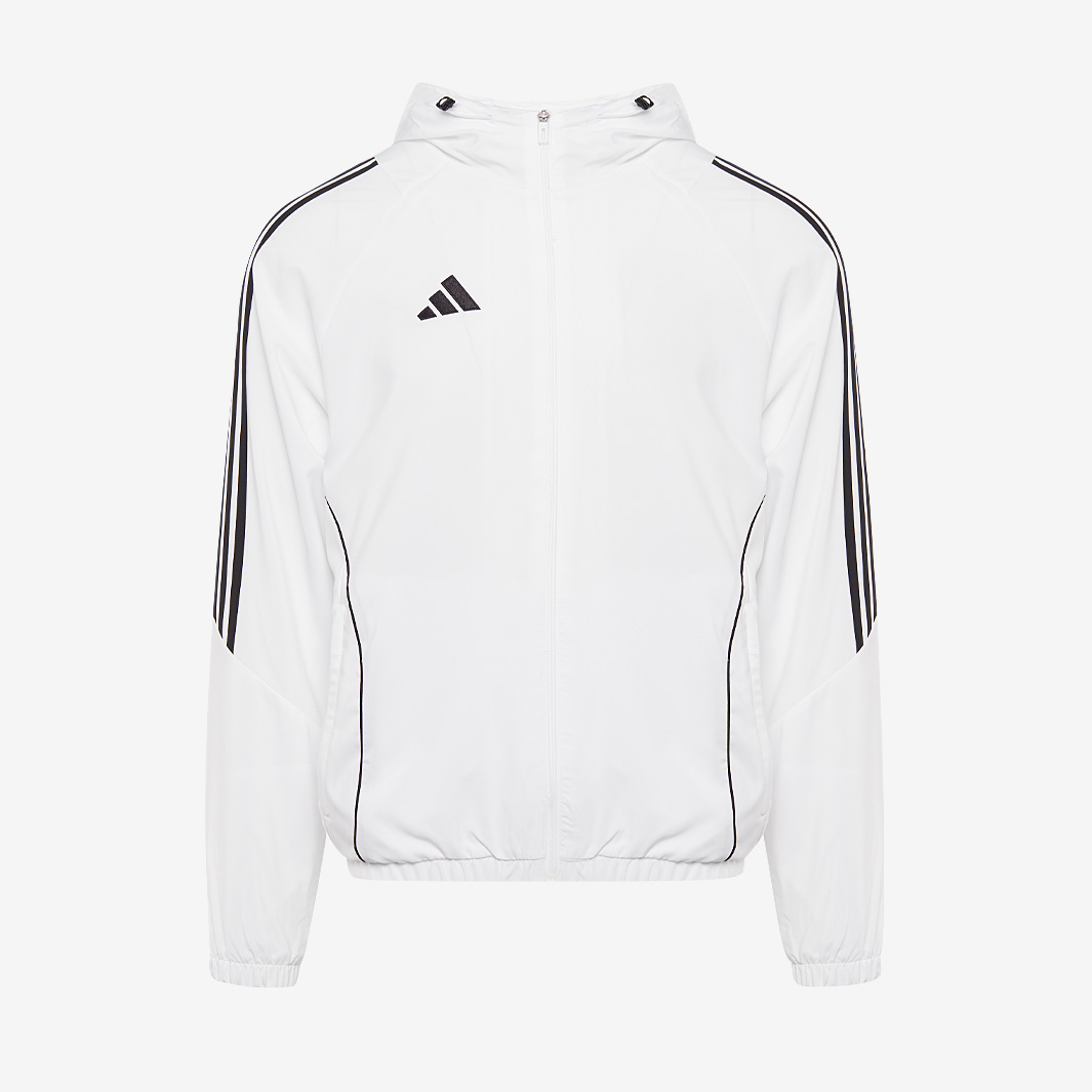 Adidas Men's White Tiro 24 Windbreaker Jacket Extra Small