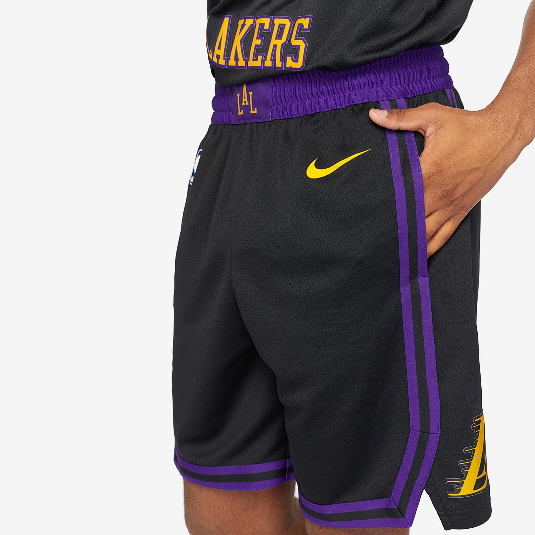 Nike NBA Los Angeles Lakers Dri-FIT Swingman CE 2023 Shorts - Black ...