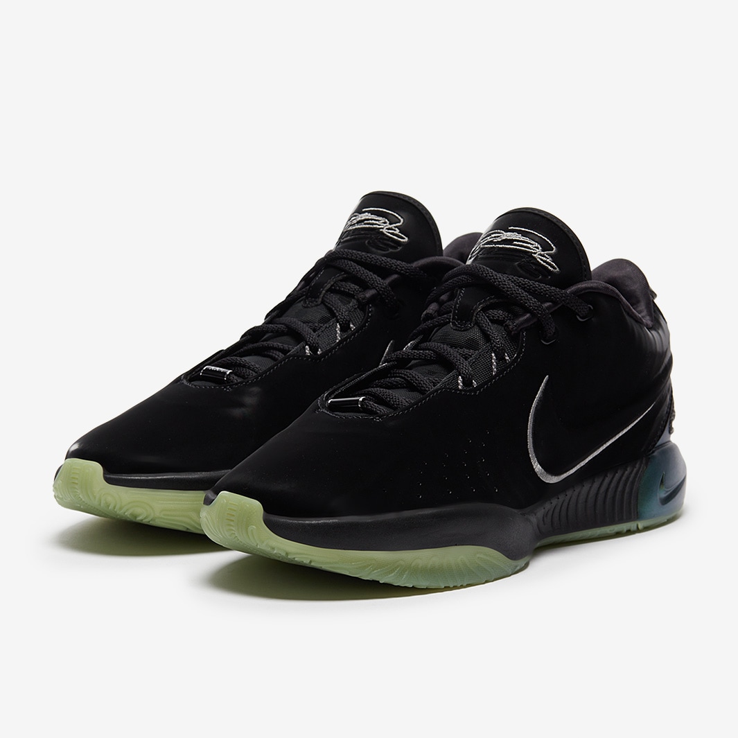 Nike LeBron 21 - Black/Metallic Pewter/Iron Grey/Oil Green - Mens Shoes ...