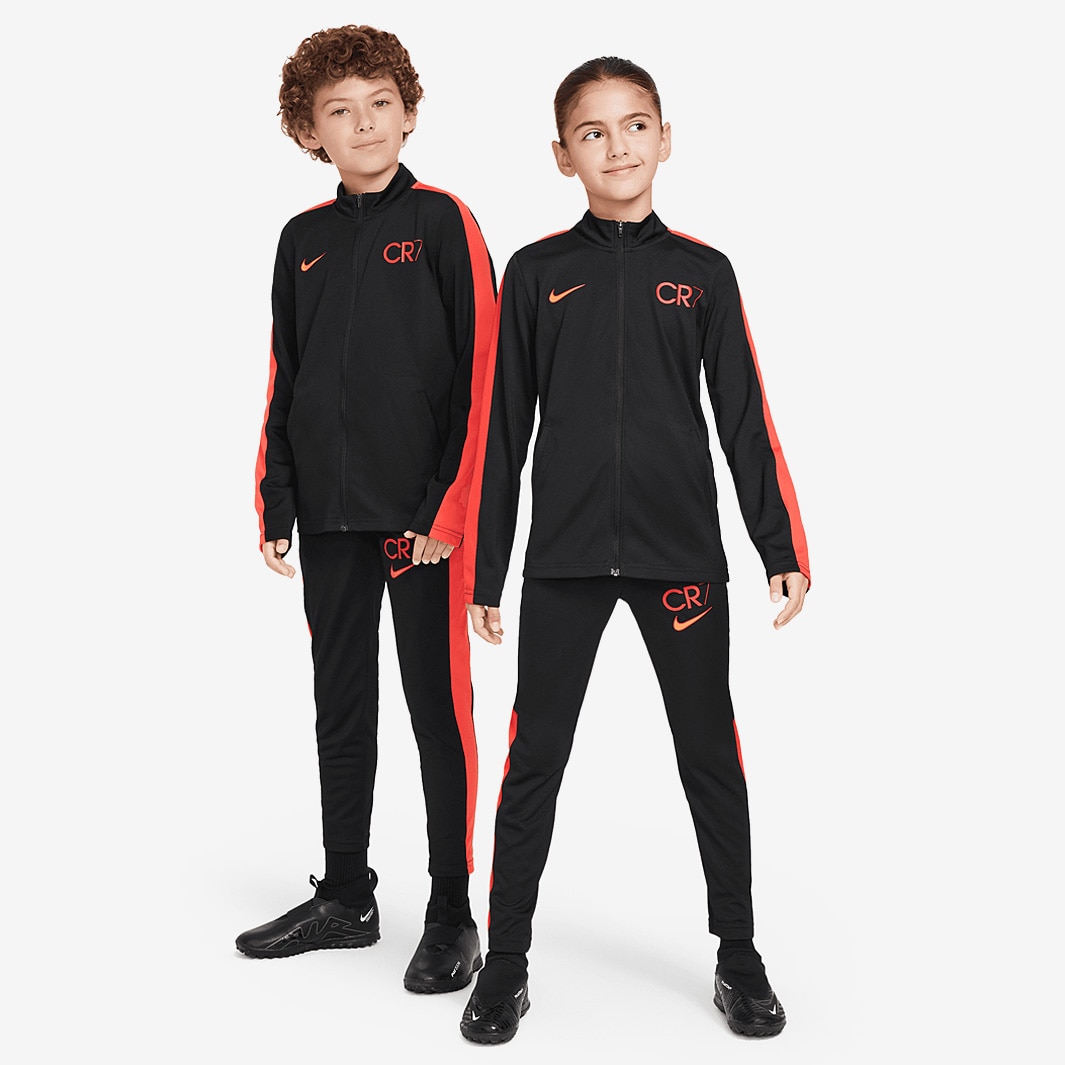 Nike Kids CR7 Dri-Fit Academy 23 Tracksuit-Black/Lt Crimson - Boys ...