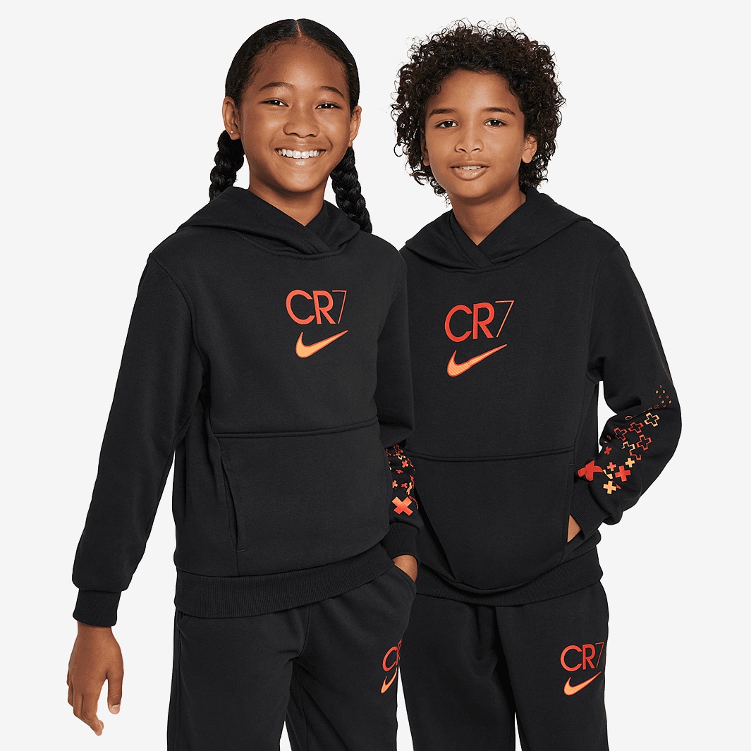 Nike Kids CR7 Club Fleece Hoodie -Black - Boys Clothing | Pro:Direct Soccer
