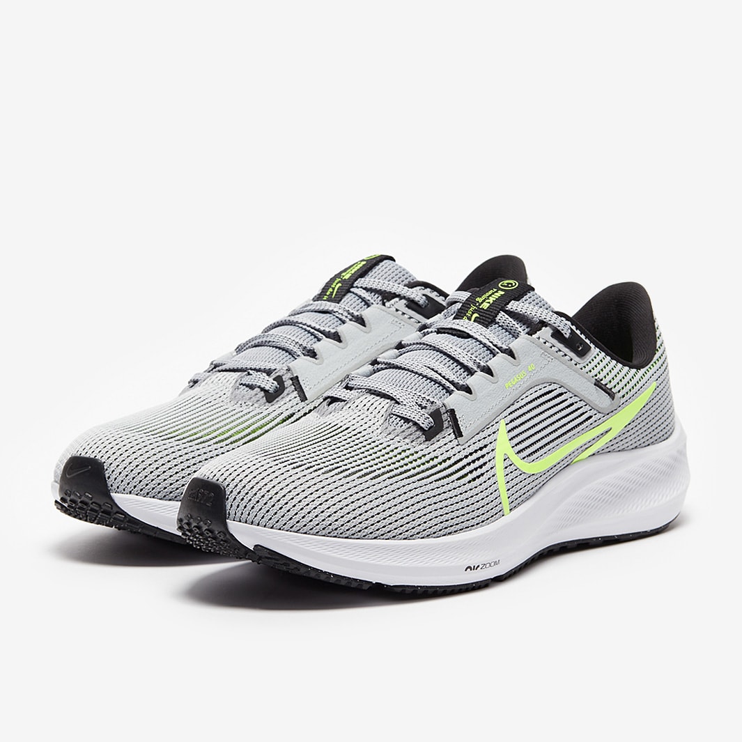 Nike Pegasus 40 - Wolf Grey/Volt-Black-White - Mens Shoes