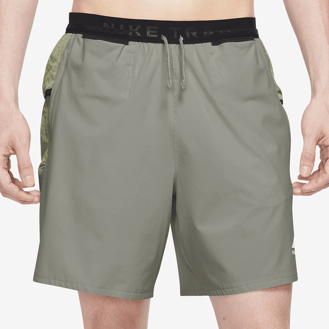 Nike Dri-FIT Trail Second Sunrise 7 Inch Shorts - Dark Stucco/Olive ...