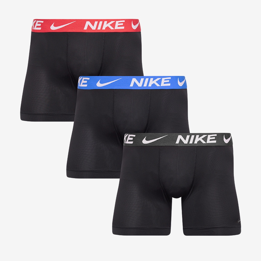 Nike Dri-Fit Adv Micro Boxer Brief 3pk - Black/Hyper Royal/Track Red ...