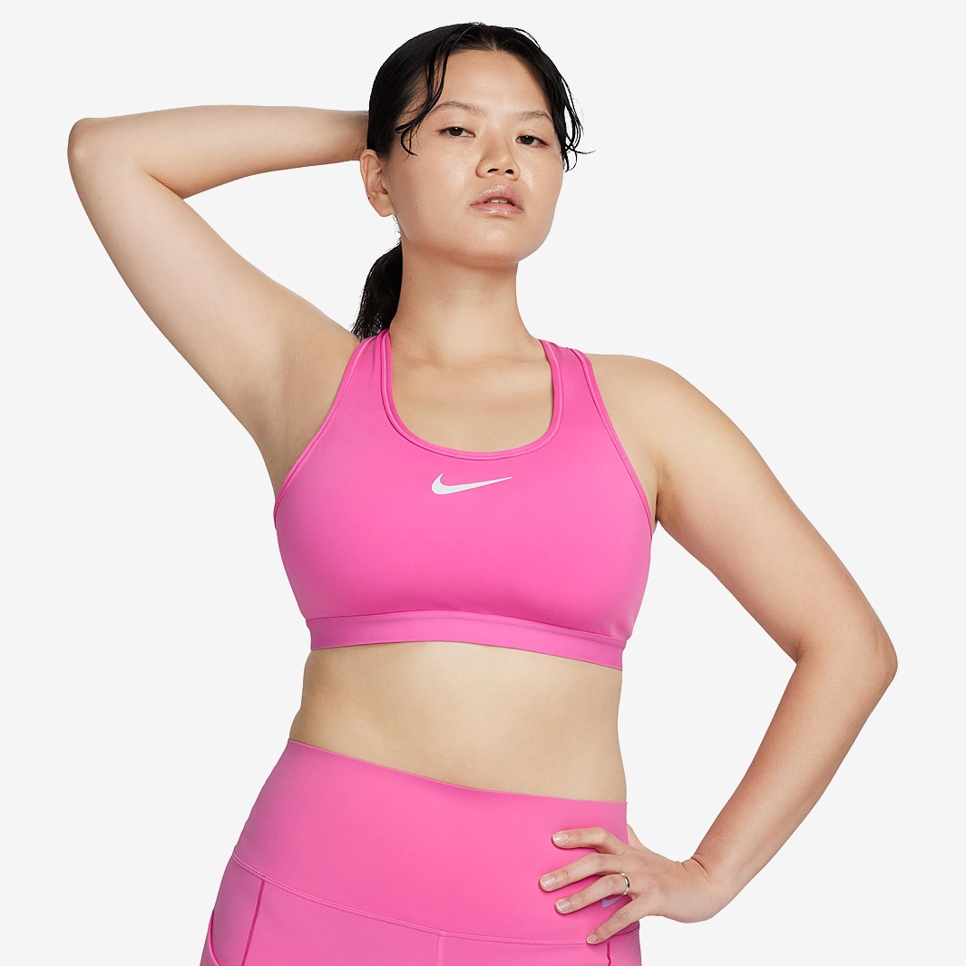 Nike Air Swoosh 1/2-Zip Women's Medium-Support 1-Piece Pad Sports Bra :  : Clothing, Shoes & Accessories