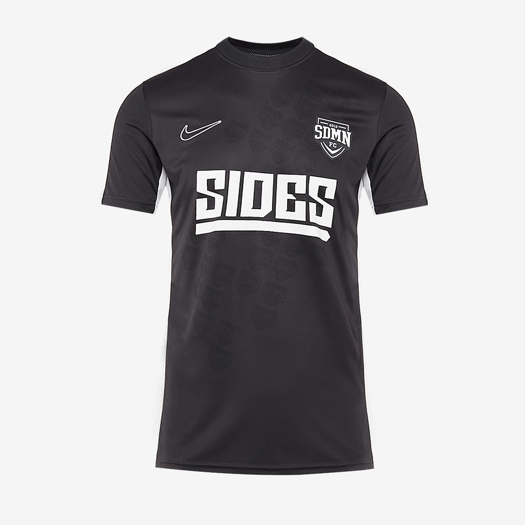 Nike Kids Sidemen Home Shirt - Black/White - Boys Replica | Pro:Direct ...