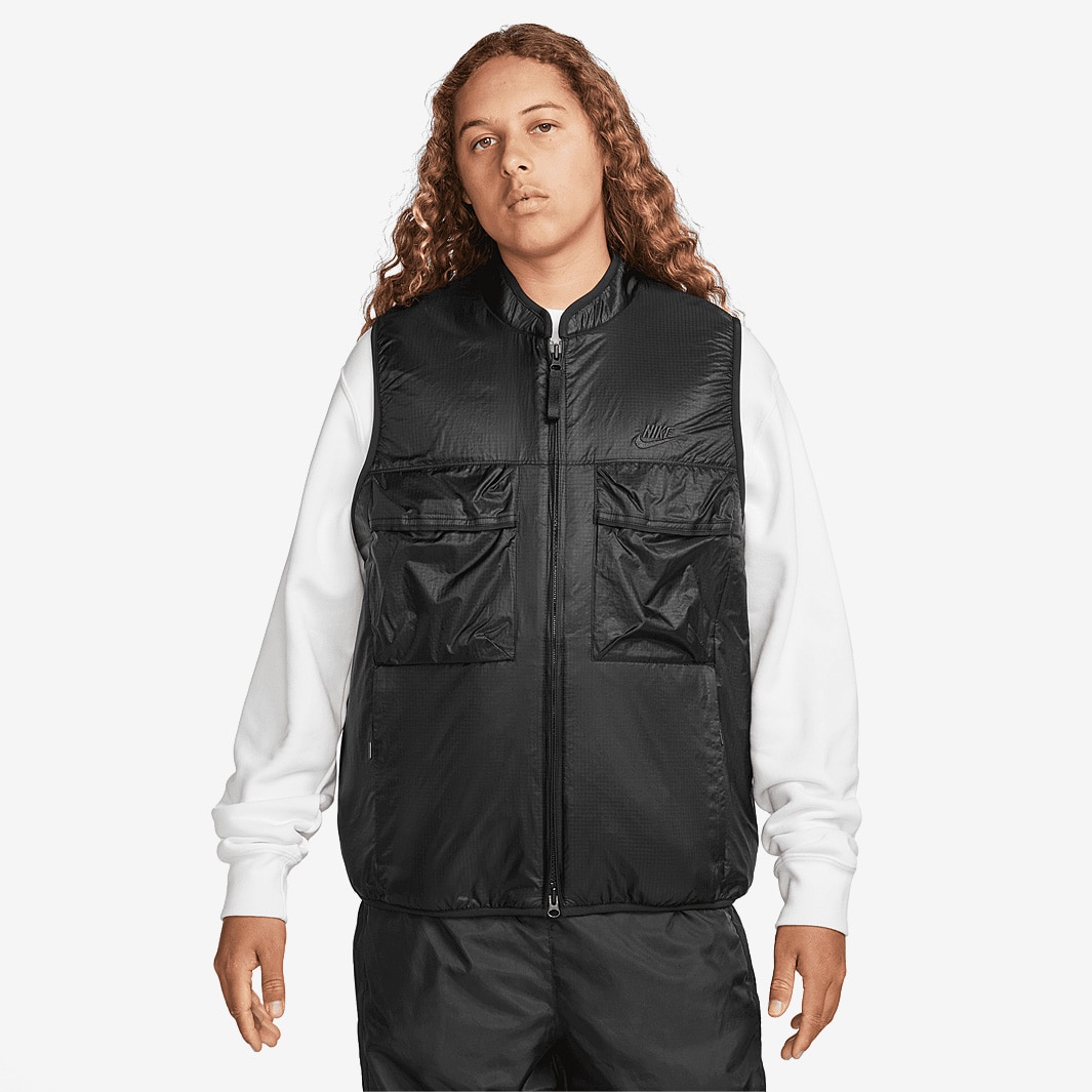 Nike Sportswear Tech Fleece Utility Vest - Black - Tops - Mens Clothing ...