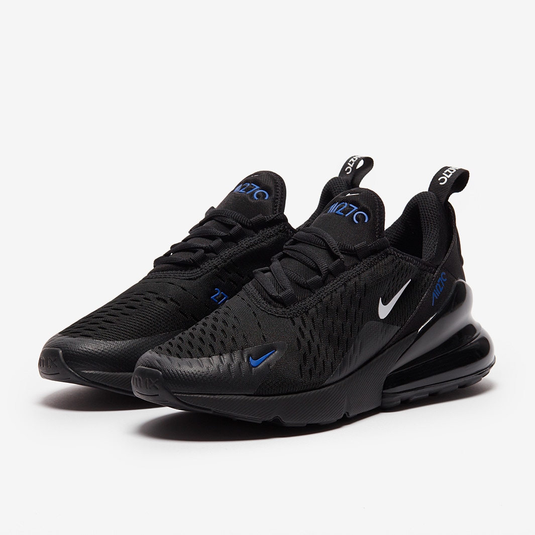 Nike air max 27 deals junior black and blue