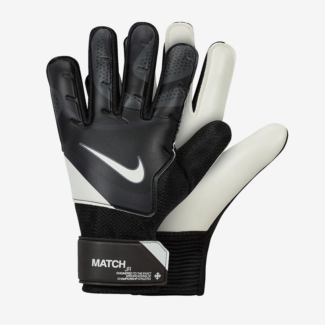 Nike Kids Match - Black/Dark Grey/White - Junior GK Gloves