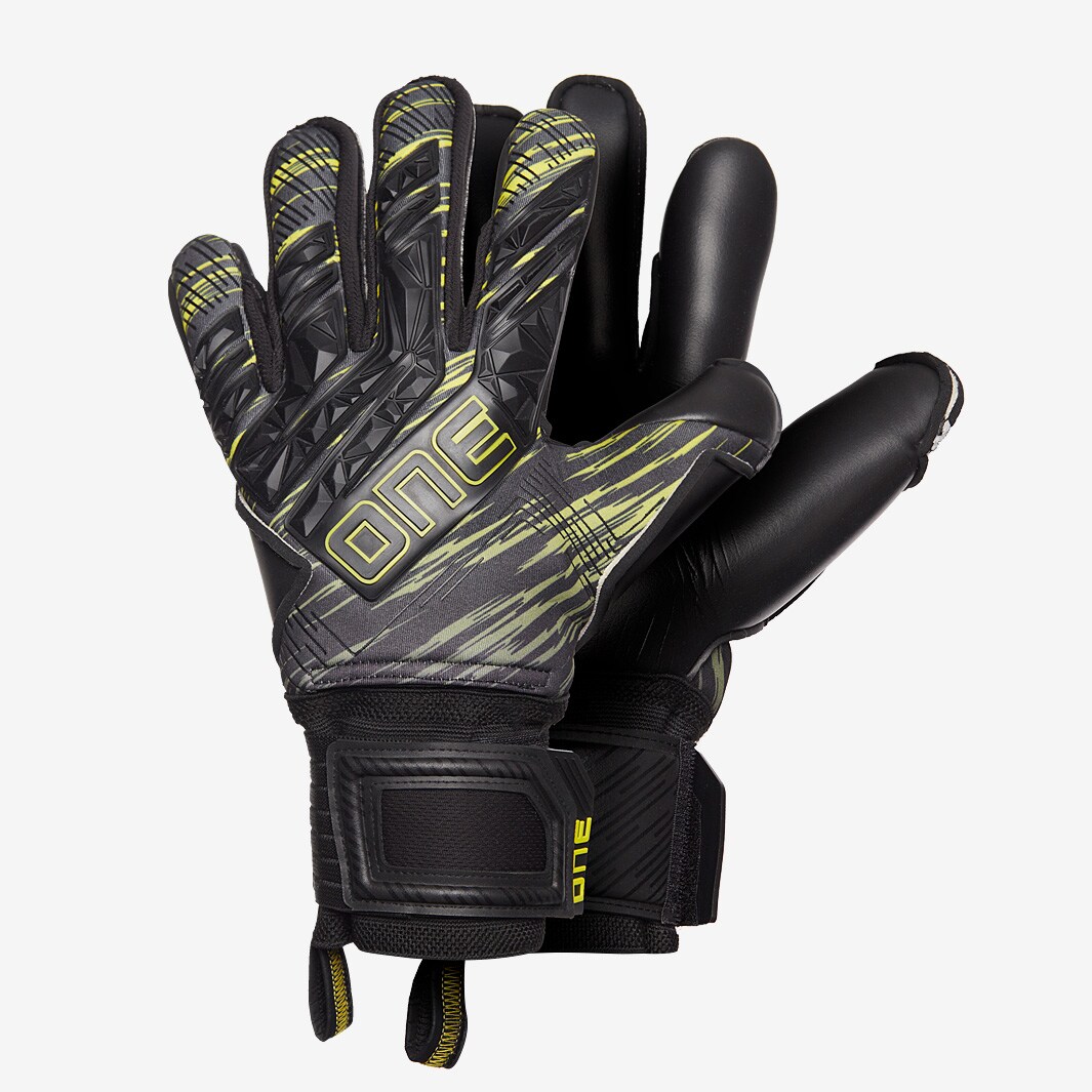 ONEGlove Kids APEX Rift - Black/Yellow - Junior GK Gloves