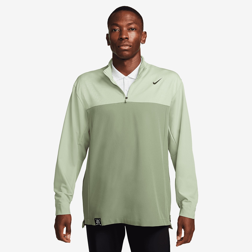 Nike Dri Fit Ngc Jacket - Oil Green/Honeydew/Black - Mens Clothing | Pro: Direct Golf