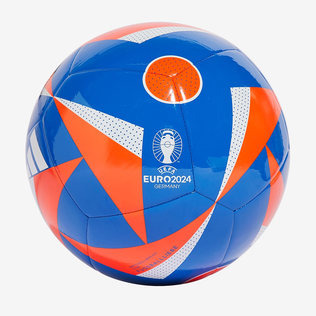 adidas Ballon FUSSBALLLIEBE Training Foil EURO 2024 - Argenté/Noir/Bleu