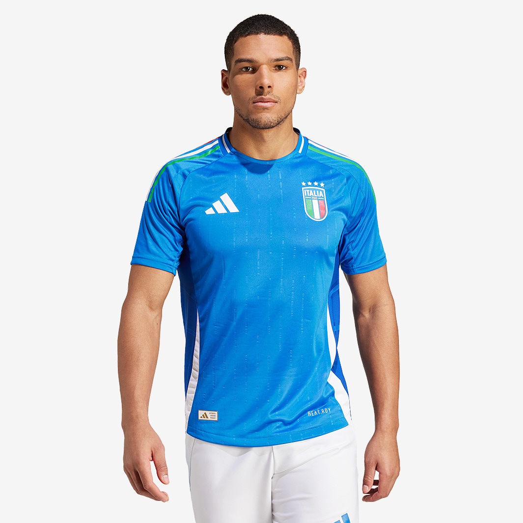 adidas Italy 23/24 Home Authentic Shirt - Blue - Mens Replica | Pro ...