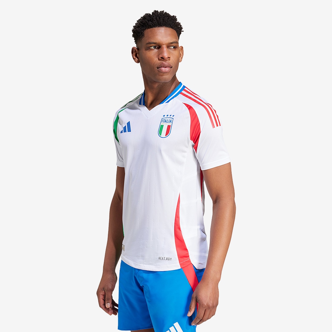 adidas Italy 23/24 Authentic Away Shirt - White - Mens Replica | Pro ...