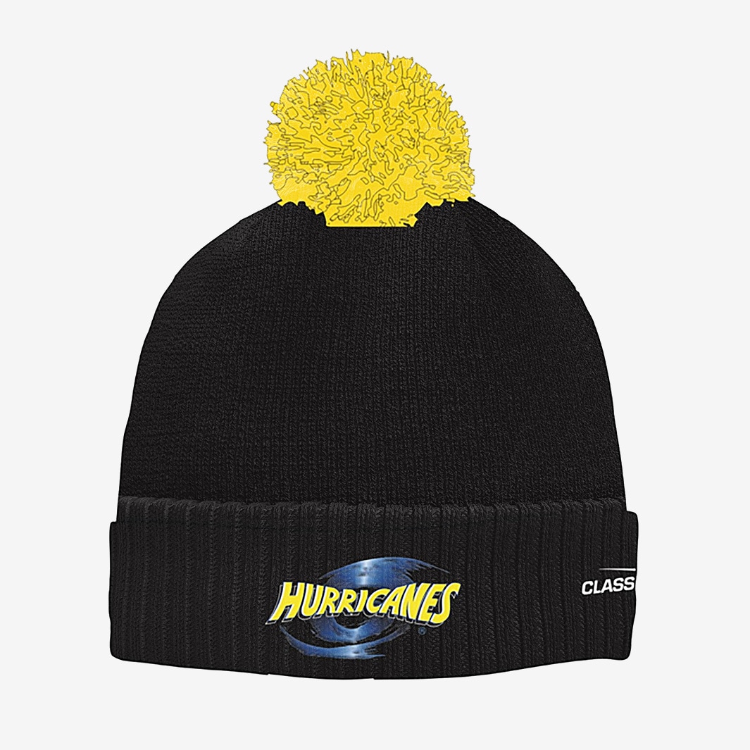 Classic Hurricanes 2024 Beanie - Black - Mens Replica | Pro:Direct Rugby