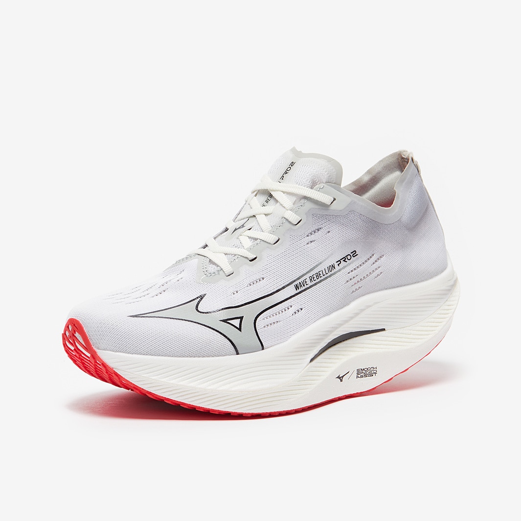 Mizuno Wave Rebellion Pro 2 - White/Harbor Mist/Cayenne - Mens Shoes ...