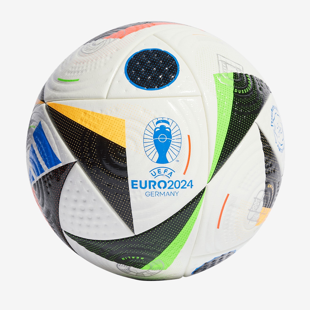 adidas Euro 24 Fussballliebe Pro White/Black/Glory Blue Footballs