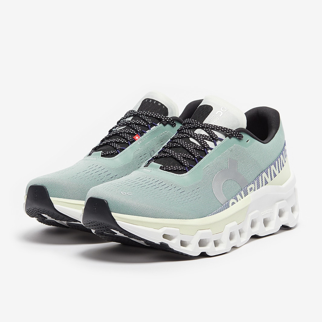 On CloudMonster 2 mineral/aloe ウィメンズ25cm Cloudmonster 2 Feminino | Verde & Azul | On Brasil