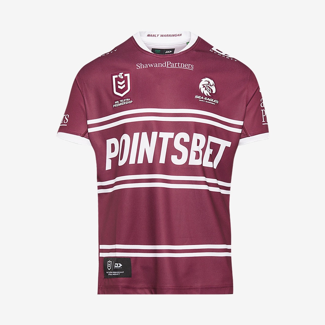 Dynasty Manly Sea Eagles 2024 Replica Home Shirt Maroon Mens